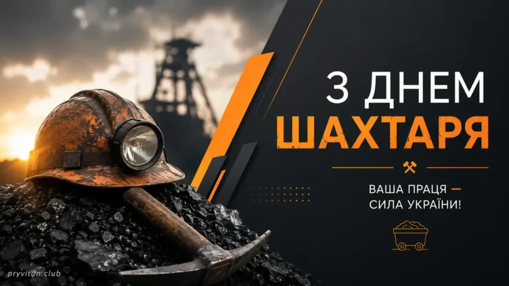 Привітання з Днем шахтаря: щирі слова для людей глибин